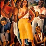 Samba - 1925, dimensões: 154x177cm, Tipo: pintura, meio: Oil on canvas